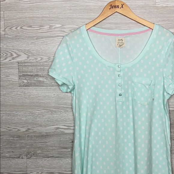 NWOT Lucky Brand Mint Sleep Dress - Picture 2 of 8